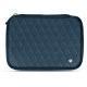 Housse cuir pour disque dur externe - Indigo - Couture ( Pantone 303U ) 