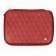 Housse cuir pour disque dur externe - Cerise vintage - Couture