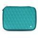 Funda de piel para disco duro externo - Bleu fluo - Couture