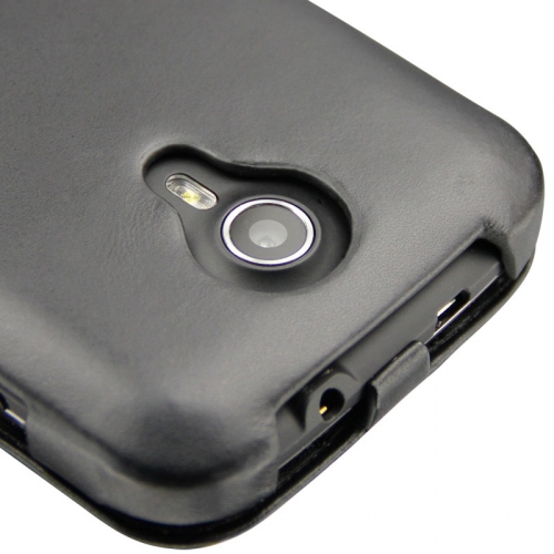                                                         Housse cuir Wiko Cink Five 
                                                      