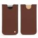 Custodia in pelle Apple iPhone X - Marron délicat