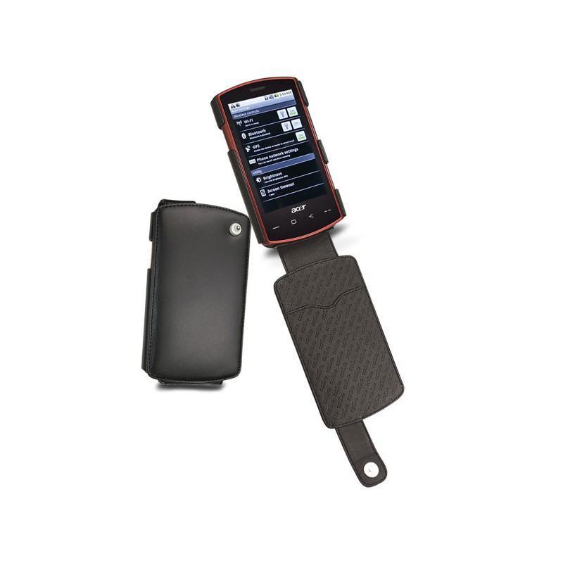 Custodia in pelle Acer Liquid  - Noir ( Nappa - Black ) 