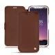 가죽 커버 Apple iPhone X - Marron délicat