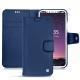 Capa em pele Apple iPhone X - Bleu frisson