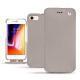 レザーケース Apple iPhone 8 - Taupe innocent