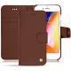 Funda de piel Apple iPhone 8 - Marron délicat