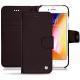 Capa em pele Apple iPhone 8 - Marron envoûtant