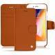 Capa em pele Apple iPhone 8 - Orange vibrant