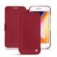 Capa em pele Apple iPhone 8 - Rouge passion