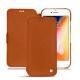 Capa em pele Apple iPhone 8 - Orange vibrant