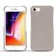 Capa em pele Apple iPhone 8 - Taupe innocent