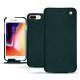Apple iPhone 8 Plus leather case - Vert séduisant