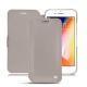 Housse cuir Apple iPhone 8 Plus - Taupe innocent