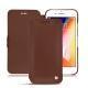 Apple iPhone 8 Plus leather case - Marron délicat