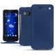 HTC U11 leather case - Bleu frisson