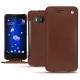 가죽 커버 HTC U11 - Marron délicat