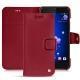HTC U11 leather case - Rouge passion