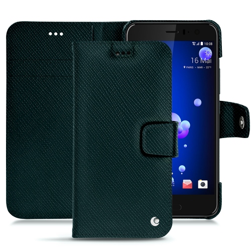 Funda de piel HTC U11Vert séduisant ( Pantone #1d3c34 ) 