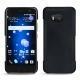 Coque cuir HTC U11 - Noir élégant