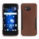 Custodia in pelle HTC U11 - Marron délicat