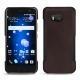HTC U11 leather cover - Marron envoûtant