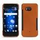 HTC U11 leather cover - Orange vibrant