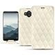 レザーケース Huawei Mate 10 - Blanc - Couture ( Bologna - White ) 