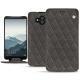 レザーケース Huawei Mate 10 - Anthracite - Couture ( Pantone 424C ) 