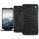 Housse cuir Huawei Mate 10 - Autruche nero
