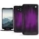 Huawei Mate 10 leather case - Violet Patine