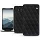 レザーケース Huawei Mate 10 - Negre poudro - Couture