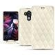 Custodia in pelle Huawei Mate 10 Pro - Blanc - Couture ( Bologna - White ) 