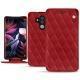 Housse cuir Huawei Mate 10 Pro - Rouge - Couture ( Nappa - Pantone 199C ) 