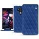 Custodia in pelle Huawei Mate 10 Pro - Bleu océan - Couture ( Nappa - Pantone 293C ) 