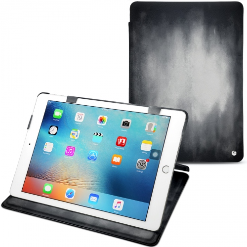 Funda de piel Apple iPad 9.7' (2017)Gris Patine