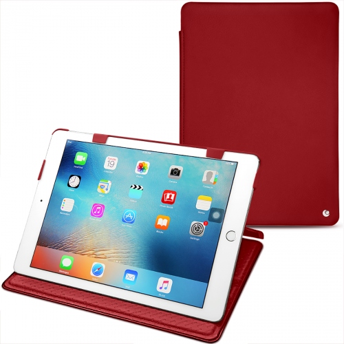 Apple iPad Pro 9.7' leather caseRouge ( Nappa - Pantone #d50032 ) 