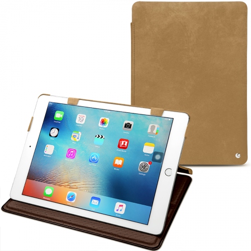 レザーケース Apple iPad Pro 9.7'Sable vintage ( Pantone #9b7340 ) 
