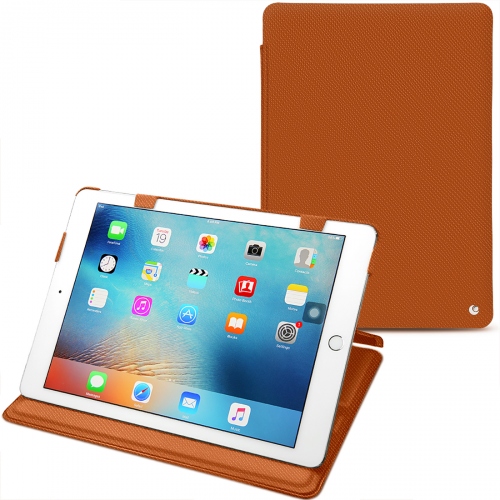 レザーケース Apple iPad Pro 9.7'Orange vibrant ( Pantone #e36b39 ) 