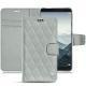Funda de piel Huawei Mate 10 - Gris - Couture ( Nappa - Pantone W428C ) 