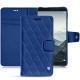 Capa em pele Huawei Mate 10 - Bleu océan - Couture ( Nappa - Pantone 293C ) 