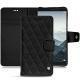 硬质真皮保护套 Huawei Mate 10 - Ebène - Couture ( Sleek P C12 - Black ) 