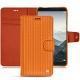 Capa em pele Huawei Mate 10 - Abaca arancio