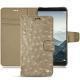 Huawei Mate 10 leather case - Autruche desert