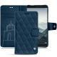 Custodia in pelle Huawei Mate 10 - Blu mediterran - Couture