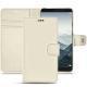 Huawei Mate 10 leather case - Blanc PU