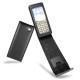 Housse cuir Nokia E60  - Noir ( Nappa - Black ) 