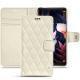 Funda de piel Huawei Mate 10 Pro - Blanc - Couture ( Bologna - White ) 