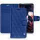 Funda de piel Huawei Mate 10 Pro - Bleu océan - Couture ( Nappa - Pantone 293C ) 