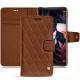 Funda de piel Huawei Mate 10 Pro - Marron - Couture ( Nappa - Pantone 1615C ) 