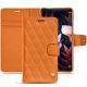 Housse cuir Huawei Mate 10 Pro - Orange - Couture ( Nappa - Pantone 1495U ) 